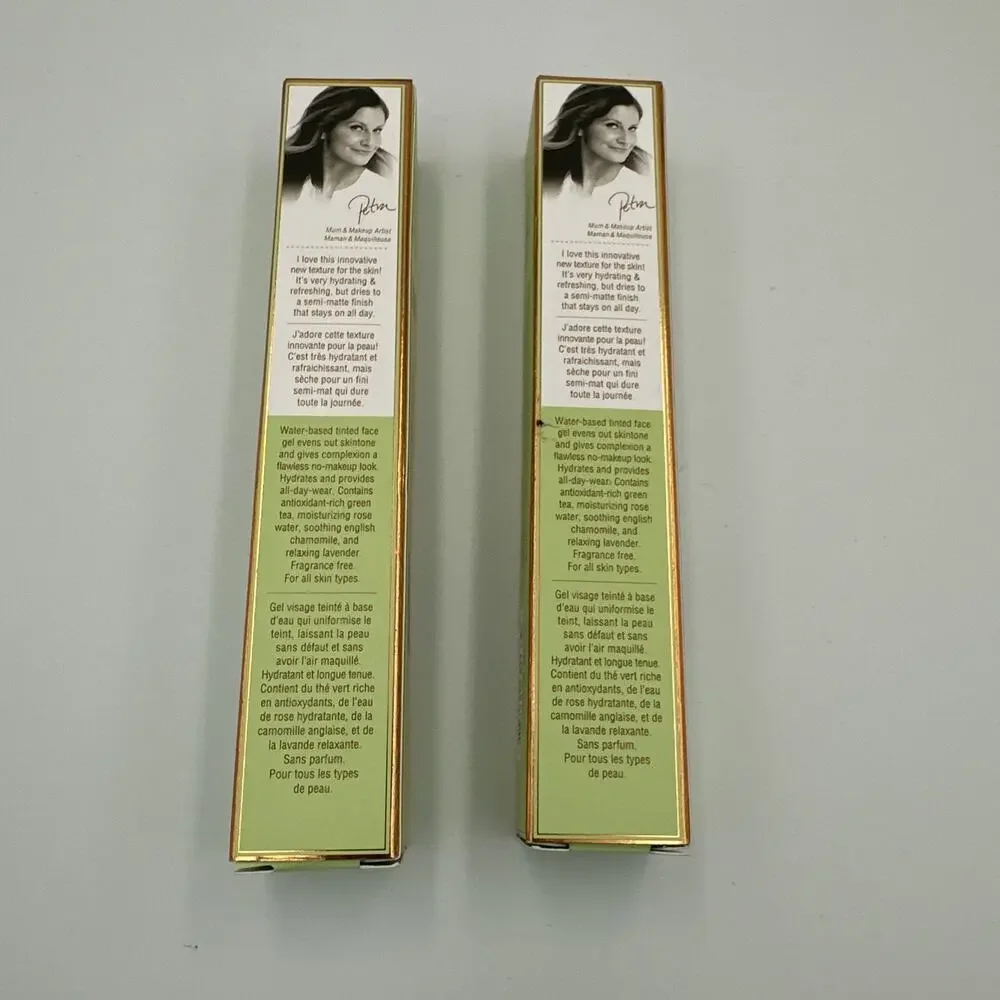 PIXI By Petra SkinTint TINTED Moisturizer Face Gel Chestnut Makeup - 2 Boxes